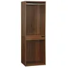 Image de Module dressing décor bois avec penderie et porte-pantalons NEPAL