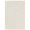 Image de Tapis intérieur/extérieur motif arches beige. 120 x 170cm 100% polyester recyclé