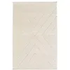 Image de Tapis intérieur tufté avec légers reliefs crème. 120 x 170cm