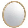 Image de Miroir rond en bois de pin Ø60cm GEORGIA naturel