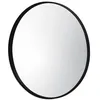 Image de Miroir rond en métal Ø60cm MABEL. noir