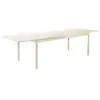 Image de Table de jardin CHARLESTON extensible aluminium beige. 8 places. 210/300 x 100 x 75.5 cm