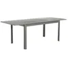 Image de Table de jardin kaki SEATTLE extensible aluminium. 8 places. 173 / 236.5 x 100 x 75 cm