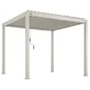 Image de Pergola bioclimatique aluminium beige Triomphe 3x3 m lames orientables