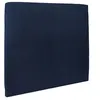 Image de Tete de lit Tapissée Velours Bleu L 160 cm - Ep 10 cm rembourré - Tête de lit design en bois massif