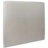 Image de Tete de lit Tapissée Velours Gris clair L 160 cm - Ep 10 cm rembourré - Tête de lit design en bois massif