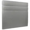 Image de Tete de lit Lignes Bouclette Gris L 140 cm - Ep 10 cm rembourré - Tête de lit design en bois massif