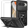 Image de Coque Anneau pour Google Pixel 10 / 10 Pro + 2 Verres trempé - Etui Housse Aimant Anneau Verre Trempé