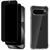 Image de Coque pour Google Pixel 10 Pro XL + 2 Verres Trempé Anti Espion - Housse Transparent Protection Chocs