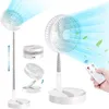 Image de Ventilateur - A1A9 - Pliable 2 en 1 - 4 vitesses - Télécommande - 7200 mAh