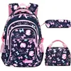 Image de Cartable Fille Primaire CP Enfant Sac a Dos Ecole Scolaire CE2 Elementaire Ensemble de 3 Pieces avec Sacs à Lunch et Trousse [51]
