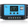 Image de 20A Contrôleur de charge Régulateur Panneau solaire Affichage LED 12-24V Régulateur Batterie Panneau solaire Protection Sûre A347