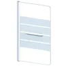 Image de ONDEE - Pare-baignoire SHIVA - Paroi 85x140x05cm - Verre trempé sér. - Finitions blanc