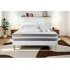 Image de PACK matelas + sommier 140x200 Memo Plus Mémoire de forme 3 zones + 2 oreillers + couette