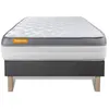 Image de Matelas + sommier 90x190 Memo Zen Mousse à mémoire de forme 5 zones de confort MAXI épaisseur