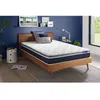 Image de Matelas 140x190 cm Ressorts ensachés et Mémoire de forme - Actiflex Confort