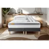 Image de Pack matelas 160x200 + double sommiers 80x200 Memo Zen Mousse à mémoire de forme 5 zones de confort MAXI épaisseur
