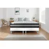 Image de Ensemble Matelas Sommier 160x200 cm - 2 Sommiers Blanc - Vitalspring Zen Blanc
