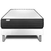 Image de Ensemble Matelas Sommier 90x190 cm - Sommier Blanc (déjà monté) - Vitalpower Blanc