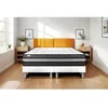 Image de Ensemble Matelas Sommier 160x200 cm - 2 Sommiers Blanc - Vital Power Zen Blanc