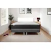 Image de Ensemble Matelas Sommier 160x200 cm - 2 Sommiers Gris - Vitalmemo One Gris