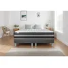 Image de Ensemble Matelas Sommier 180x200 cm - 2 Sommiers Gris - Vitalspring Zen Gris