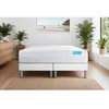 Image de Ensemble sommier matelas 160x200 Biocare Mémoire de forme - 26 cm - Equilibré - double sommiers blanc