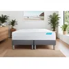 Image de Ensemble sommier matelas 180x200 Biocare Mémoire de forme - 26 cm - Equilibré - double sommiers gris