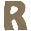 Image de Lettre majuscule R en bois MDF à décorer - 8 cm