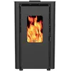 Image de Supra Poêle à granulés de bois 6.1kw noir - orphee 6 noir