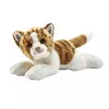 Image de Peluche Chat Roux et Blanc Couche 30cm - ANIMA - Collection Animaux de compagnie