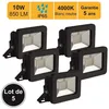 Image de Projecteur LED 10W 850 LM 4000K IP65 - LUTECE - Blanc chaud - Extérieur