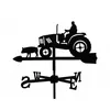 Image de Girouette Fermier sur son Tracteur en fer forgé petit modèle
