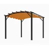 Image de Pergola arche structure mixte 1122 m2 toiture rouille 140 gr/m2 PER3433GR Habrita Foresta