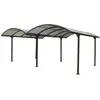 Image de Carport double en aluminium 2862 m² - 590 x 485 cm - Gris anthracite