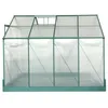 Image de Serre de jardin structure en aluminium verte 244 x 290 x 227m