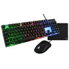 Image de Pack gaming 4 en 1 - THE G-LAB - COMBO NEON - Clavier Membrane Full Size + Souris 3600 DPI + Tapis + Casque
