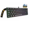 Image de Clavier gamer - Magnétique - THE G-LAB - Keyz Titanium HE - AZERTY Compact 65% - RGB - Noir