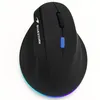 Image de Souris ergonomique droitier - 2.4G+BT - BLUESTORK - Button bleu 4800 DPI - Noir