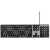 Image de Clavier Filaire - Bluestork - KB Mac - Azerty - Compatible Mac - Noir