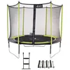 Image de KANGUI Trampoline de jardin 305 cm + filet de sécurité + échelle + kit dancrage JUMPI Vert/Noir 300