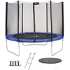 Image de Trampoline rond Bleu Ø250cm avec filet échelle bâche et kit ancrage