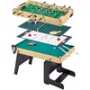 Image de Table multi jeux pliable 4 en 1 ados - Baby-foot - Billard - Ping Pong - Hockey