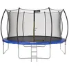 Image de Kangui - Trampoline rond Ø430cm avec filet de sécurité et échelle - Bleu - FPR 430
