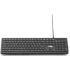 Image de Clavier - URBAN FACTORY - 104 touches - Filaire - Touches ciseaux ergonomiques - Indicateurs lumineux