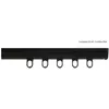 Image de DECORAIL - Tringle Rail Rideau Discret 3 m - Aluminium noir