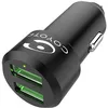 Image de Chargeur Allume-Cigare 2 USB   Câble USB vers Micro USB Inclus   Compatible avec Coyote Mini S NAV NAV+ et Smartphones