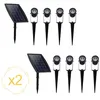 Image de Projecteurs solaires EZIlight® Solar multi spot - 2 packs de 4 lampes