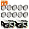 Image de Spot LED encastrable complet rond fixe alu brossé - LAMPESECOENERGIE - 5W - GU10 - Intérieur