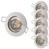 Image de Spot encastrable LED GU10 230V 38° blanc - LAMPESECOENERGIE - kit complet